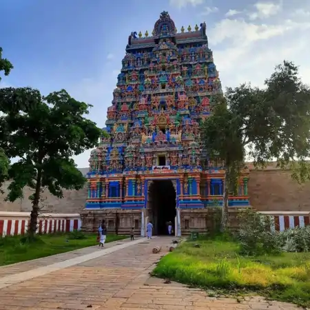 Jambukeswarar Temple in Thiruvanaikaval Tamil Nadu